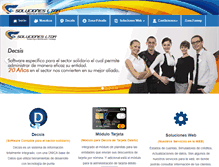 Tablet Screenshot of cyfsoluciones.com